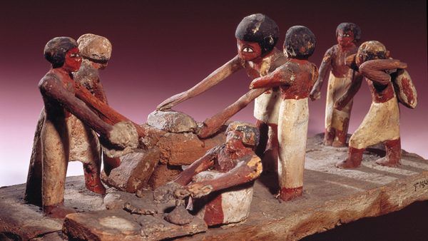Egyptische bakkerij - Rijksmuseum van Oudheden
